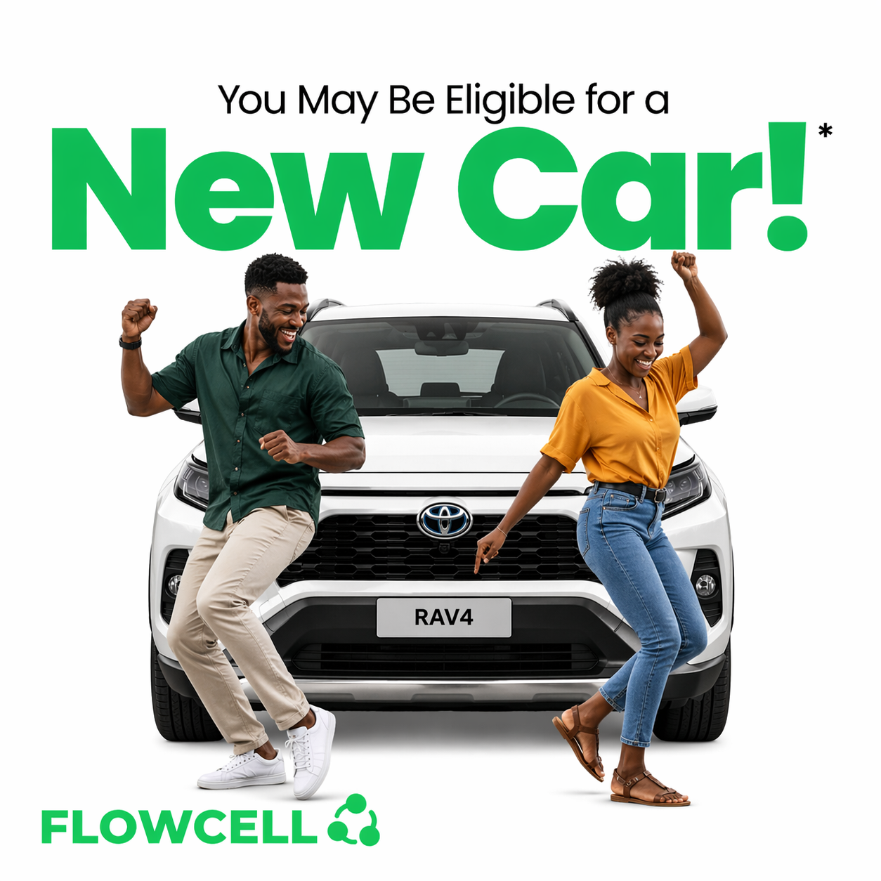 New car eligibility creative